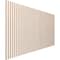 Ekena Millwork 48H x 1/4T Adjustable Wood Slat Wall Panel Kit w/ 1W Slats, Red Oak contains 42 Slats SWW84X48X0250RO - alternate 3